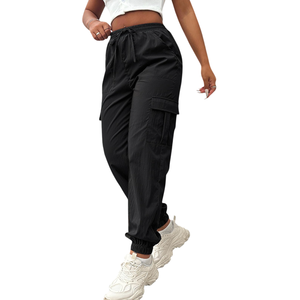 Pantalones Cargo de Lona para Hombre, Cintura Media, Corte Recto, Holgados, Ligeros, con Bolsillos, Secado Rápido, Transpirables, para un Estilo Elegante de Temporada - Product Image 6