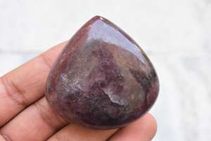 Piedras curativas de cristal para decoración, Palma de cuarzo con forma de corazón, fresa Natural, precio de fábrica, venta al por mayor - Product Image 2