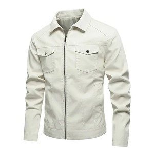 Chaqueta de cuero de invierno para hombre a prueba de viento e impermeable al aire libre motocicleta ciclismo montaña PU abrigo Casual chaqueta de negocios para hombre - Product Image 2