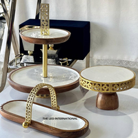 Présentoir à gâteau le plus populaire pour les mariages, les fêtes, moule en résine époxy pour la décoration intérieure, support à gâteau avec dessus en verre