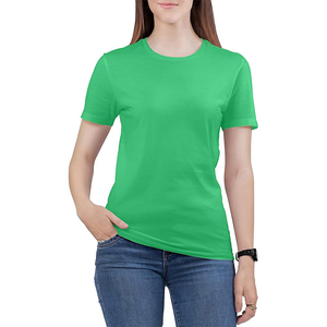Camiseta de cuello redondo, camiseta para mujer, Camiseta lisa de gran tamaño, camisetas personalizadas pesadas - Product Image 1