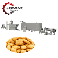 Ligne de production de machines extrudeuses entièrement automatiques pour la fabrication de cornets de maïs au fromage, pour snacks soufflés, moules et capacités personnalisés
