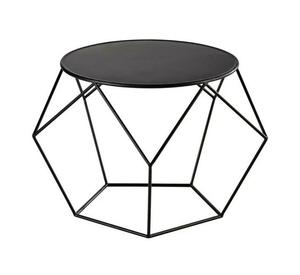 Table à café de style unique au design tendance avec plateau en marbre noir avec support brillant doré avec table basse en forme de taille personnalisée - Product Image 6