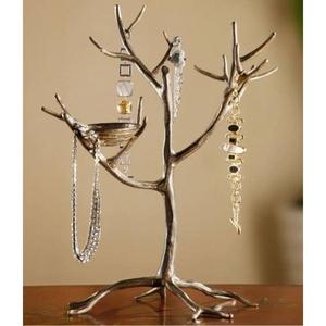 Collier d'arbre en métal coulé Bracelets montre porte-bas de Noël arbre de vie décoratif en métal Sculpture Style campagnard - Product Image 4