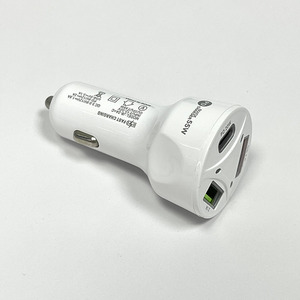 Gran Stock 55W 3 puertos USB PD cargador de coche rápido QC3.0 carga rápida 55W QC3.0 3.1A salida USB C PD20W cargador de coche para <span class=keywords><strong>IPhone</strong></span> - Product Image 2