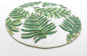 Handmade Luxury <b>Beaded</b> Charger and <b>Placemat</b> Unique Holiday Decor for Dining or Housewarming for Mats & Pads - Product Image 5