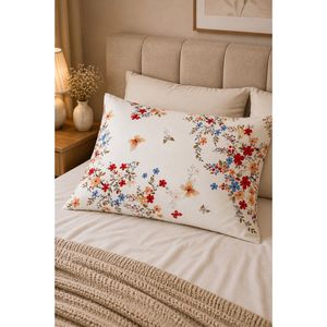 Floral Embroidered Velvet <b>Cushion</b> Cover Patterned Pillowcase for Home <b>Rectangular</b> Throw Pillow Covers Washable Features - Product Image 1