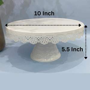 Support à gâteau en métal élégant et écologique pour la réception à domicile, pour une présentation de desserts élégante, améliore l'accueil chaleureux, prix de gros - Product Image 4