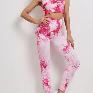 Vente en gros de leggings de fitness respirants personnalisés pour femme, vêtements de sport, vêtements de sport, soutien-gorge de yoga, shorts, ensemble de fitness pour femmes - Product Image 1