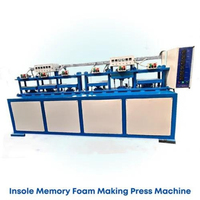 Machine à semelles intérieures en mousse à mémoire de forme Technocrat à double moule et presse à chaud, nouveau moteur 5HP, serrage 20 tonnes, chauffage électrique 18KW, 480x380mm