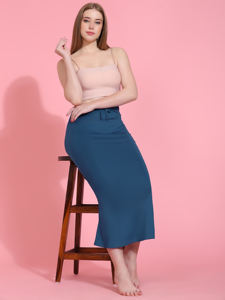 ชุดกระชับสัดส่วนสำหรับผู้หญิงชุดกระชับสัดส่วนผ้าสแปนเด็กซ์สีน้ำเงินระบายอากาศได้ดี - Product Image 4