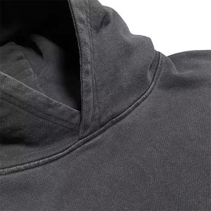 Nueva Sudadera con Capucha Personalizada de una Pieza, Lavada al Ácido, de 350 g, Sudadera con Capucha Gruesa para Hombre, Sudadera Extra Grande Unisex, Lisa para Impresión - Product Image 2