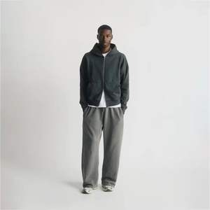 เสื้อฮู้ดแขนพองถักลายปักสไตล์อังกฤษสำหรับวัยรุ่น ผ้าฝ้าย 440 กรัม ป้องกันขนร่วง ลายพิมพ์ ฤดูใบไม้ร่วง - Product Image 4