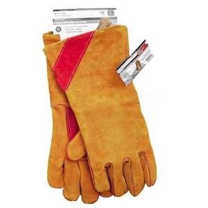 Gants de soudage en cuir pour hommes confortables de haute qualité Anti-coupure Protection contre les éclaboussures de métal en fusion en gros - Product Image 4