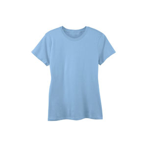 Camisetas de Algodón para Mujer con Logotipo Personalizado al por Mayor, Transpirables, de Verano, Ajustadas, de Manga Corta, Casuales, para Exteriores, a la Moda - Product Image 2