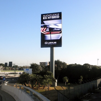 Écran LED d'affichage numérique extérieur P4 P5 P6, panneau d'affichage LED étanche pour centres commerciaux et centres urbains