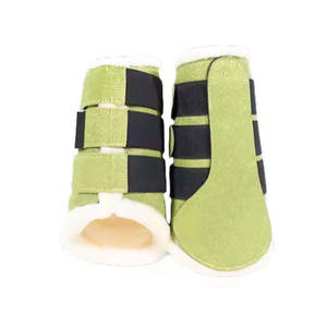 Bottes de protection pour chevaux en néoprène, durables, pour l'équitation, l'entraînement, la thérapie et les fournitures équestres - Product Image 6