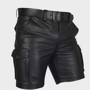 Customized Cotton Men's Casual Shorts Breathable Quick Dry Drawstring Closure Vintage Decoration <b>Mid</b> Waist Customizable Fabric - Product Image 5