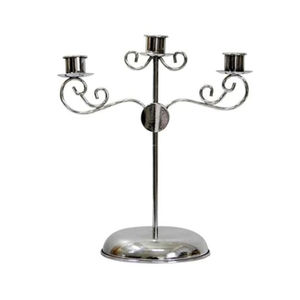 Meilleure vente argent candélabre nouvelle maison moderne hôtel décor candélabre pour mariage Table pièce maîtresse bougeoir - Product Image 5