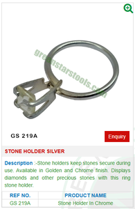 Stone Holder Silver GS 219A for Jewelry <b>Tools</b>-Jewellery <b>Tools</b> - Product Image 2