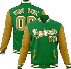 Chaqueta Universitaria de Moda Nueva en Oferta, el Mejor Material, para Hombre, Estilo Patchwork, Manga Larga, Alta Calidad, Diseño Personalizado - Product Image 1