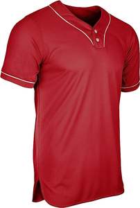 Maillot de baseball/softball à deux boutons pour garçons, logo personnalisé, vêtements de sport respirants au design unique, vente à chaud - Product Image 6