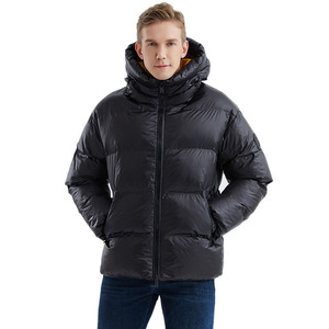 Veste matelassée pour homme à col montant, personnalisable avec logo, en toile, coupe-vent, écologique, grande taille, haute qualité à bas prix - Product Image 3