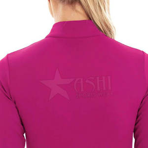 Tops de capa base Ecuestre para mujer, camisa de manga larga para montar a caballo, pantalones de nailon transpirables con logotipo personalizado - Product Image 6