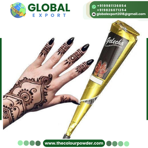 Traditional Herbal Black <b>Henna</b> <b>Cone</b> And Tube Ready-To-Apply Long-Lasting Black Color Wholesale Supply For Weddings,Parties&Event - Product Image 4