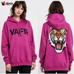 Sudadera con Capucha Unisex Negra de Invierno al por Mayor, con Cuello Redondo, Estilo Holgado, Personalizable con Logotipo, Impresión por Sublimación, Bordado, Parche y Bolsillo, Marca Vafir - Product Image 5