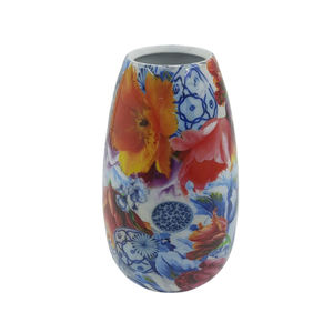 Hot Seling Set of 3 Modern Iron <b>Flower</b> Vase Decal Enamel Finished Medium Size Metal Pot for Home & Tabletop Decor Customized - Product Image 1