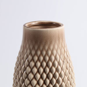 Jarrones de cerámica con flores secas, decoración - Product Image 5