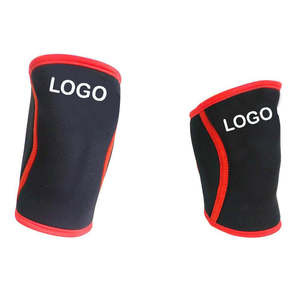 Manchons de genou pour le soutien du genou d'haltérophilie Cross-fit Compression de levage de puissance 7mm manchons de genou - Product Image 4