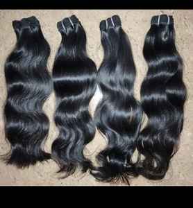 Extensiones de cabello Remy indio crudo de templo de un solo donante, cabello humano virgen de Color Natural, estilos de ondas Afro, suministro a granel, peso de 100g - Product Image 4