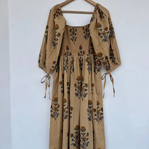 New Collection Trendy Customized <b>Summer</b> Cotton Maxi <b>Dress</b> Oversize Casual Lace Decoration Wholesale Rate Set Natural Waistline - Product Image 1