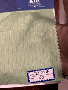 INOVA 56 poly coton tissu polyvalent pour la fabrication de chemises, tenue décontracté pour l'exportation - Product Image 2