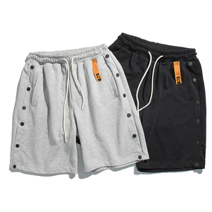New Design <b>Men's</b> Streetwear Custom Made Hip Hop Button up Side Button <b>Shorts</b> Casual <b>Men</b> Jogger <b>Shorts</b> - Product Image 6