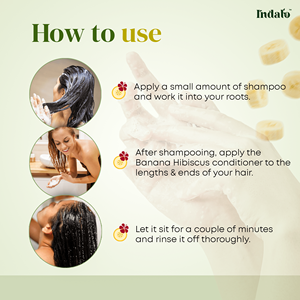 Indalo 200 ml Revitalisant capillaire naturel biologique pour cheveux bouclés Banane Hibiscus Crème Formule Anti-frisottis Anti-pelliculaire Soins capillaires - Product Image 4