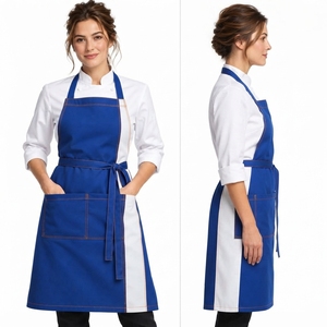 Professional <b>Women</b> Chef <b>Apron</b> Restaurant Workwear Breathable Fabric Adjustable Design Comfortable Fit Culinary <b>Kitchen</b> Apparel - Product Image 5