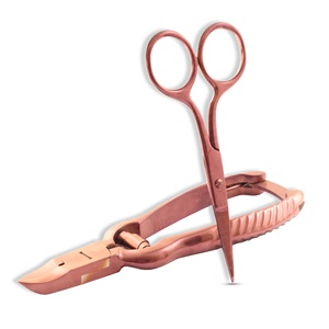 Outil de manucure de beauté résistance à la rouille ciseaux à ongles droits et pince à cuticules pour un soin des doigts pratique et efficace - Product Image 1