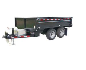 Remorques à benne basculante bon marché 6x12 4 'SIDES REMORQUE à benne basculante camion à benne basculante lourd remorque à benne basculante. - Product Image 4