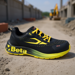 Chaussures de sécurité RENEGADE avec tissu tissé résistant et respirant, détails jaunes - Product Image 3