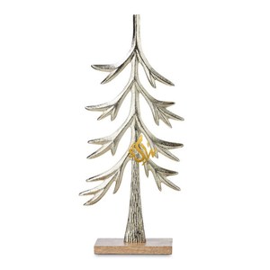 Hecho de Metal y madera Adornos colgantes de Navidad Decoración creativa de Papá Noel Adornos Paquete de caja de cliente Copo de nieve - Product Image 2