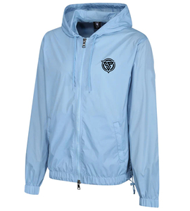 Customized Lightweight Windbreaker for Men High Quality Regular Fit Summer Stand Rubber Patch Logo <b>100</b>% <b>Nylon</b> <b>Fabric</b> High Street - Product Image 1