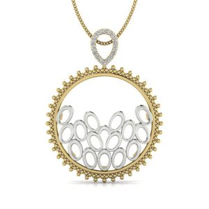 Ishi diamonds 14K Gold dangled loops ปลูกเพชรตุ้มห้อยและเสน่ห์ - Product Image 1