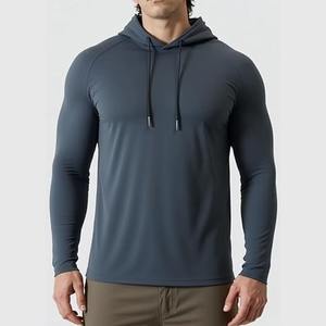 เสื้อฮู้ดผู้ชายแบบสวมใส่สบายสำหรับฤดูหนาว ผ้าโพลีเอสเตอร์ 100% ระบายอากาศได้ดี น้ำหนักเบา ซับเหงื่อ ป้องกันแบคทีเรีย 180 กรัม - Product Image 4