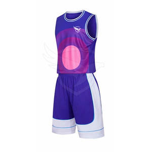 Uniforme de baloncesto más vendido, uniforme de baloncesto de servicio OEM, precio al por mayor, uniforme de baloncesto de poliéster 100% - Product Image 1