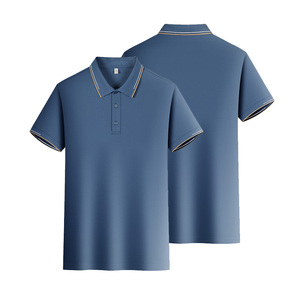 Polo-shirt de sport de golf pour hommes de haute qualité, respirant, avec logo personnalisé, uniforme personnalisé, uni, vierge, brodé - Product Image 6
