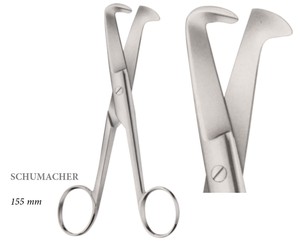 Tijeras Umbilicales <span class=keywords><strong>Schumacher</strong></span> de Grado Profesional (16 cm/6.25\") Tijeras Quirúrgicas Obstétricas de Acero Inoxidable de Primera Calidad - Product Image 4