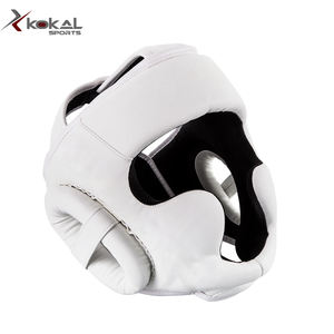 Protector de cabeza de boxeo de cuero de vaca OEM al por mayor - Product Image 4